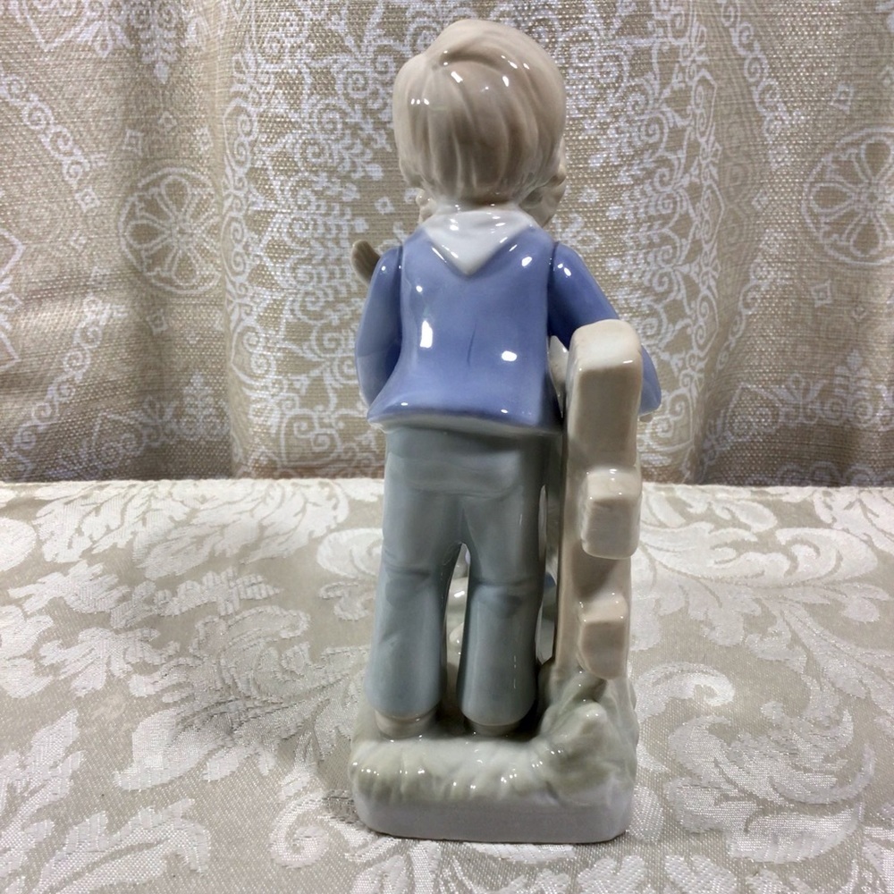 Vintage 1970’s Lego Japan Porcelain Boy and Girl Figurine - Picture 5 of 6